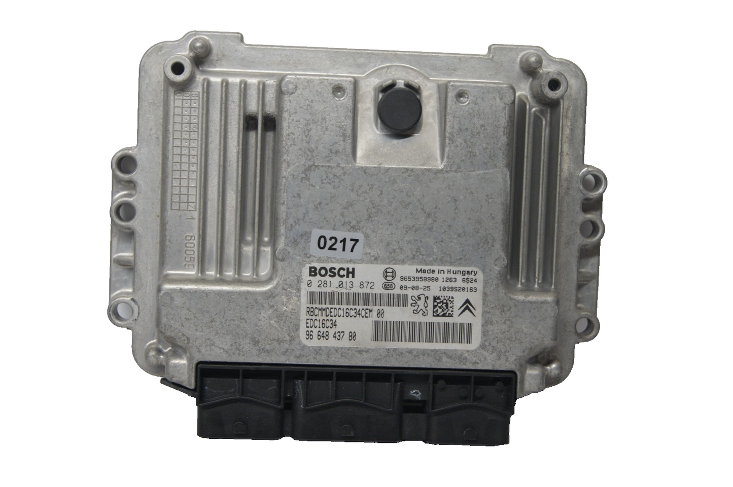 CITROEN PEUGEOT  ECU 0281013872/9664843780  PLUG AND PLAY  CLONING BY POST
