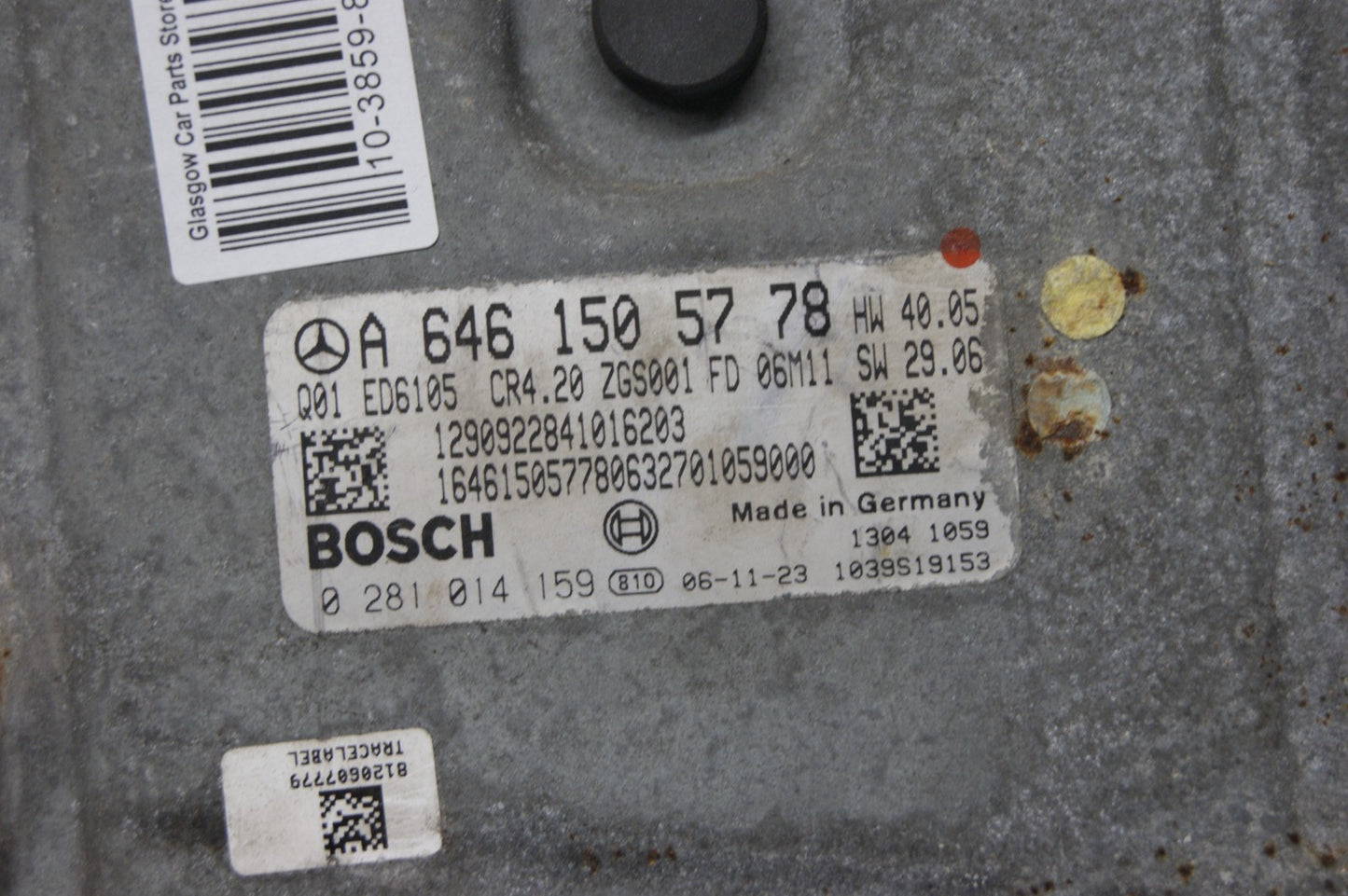 ECU A6461505778 0281014159 Mercedes PLUG AND PLAY PROGRAMMING BY POST