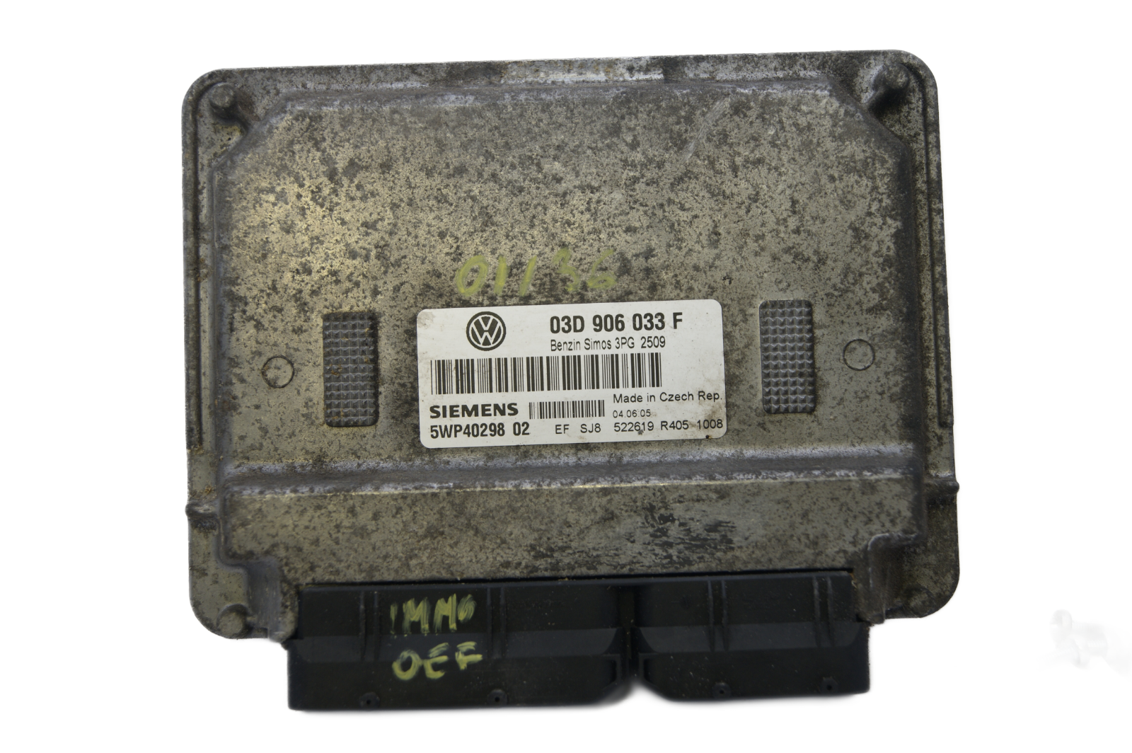 ECU 03D906033F VW POLO 1.2 IMMO OFF PLUG & PLAY