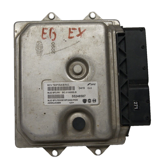 CITROEN NEMO FIAT FIORINO ECU 55246587 MJD8F3.F6 PLUG AND PLAY (CLONING)