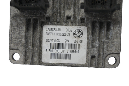 51798649 ECU FIAT IAW5SF3.M1 /HW300 PLUG AND PLAY PROGRAMMING BY POST.
