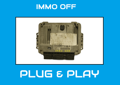 Citroen  Peugeot Diesel ECU 0281011863 , 9655943580 PLUG & PLAY IMMO OFF.