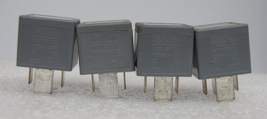 4X Relay  Land Rover Jaguar  4-Pin Grey  FoMoCo 5M5T-14B192-EA V23136-J4-X62