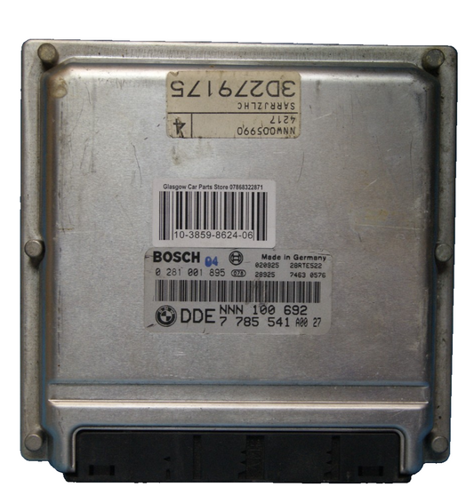 BMW /LANDROVER 0281001895  / 7785541  ECU PLUG & PLAY. CLONING BY POST.