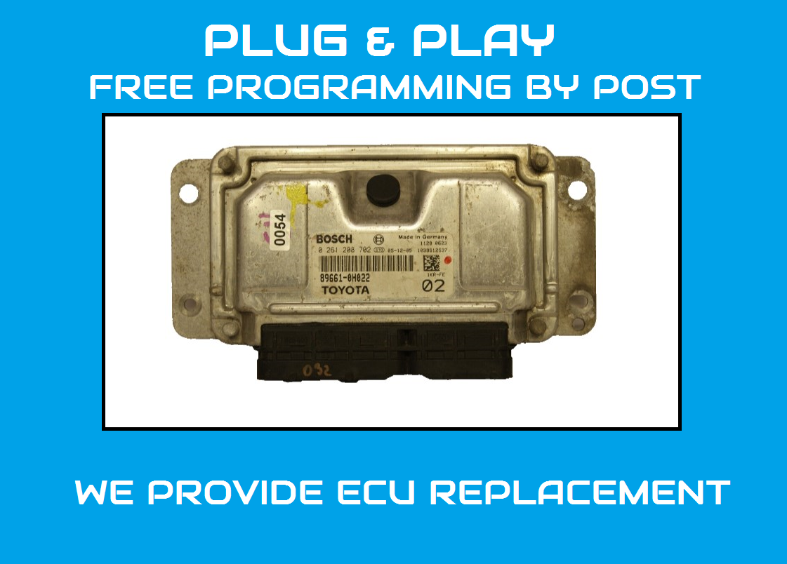 CITROEN C1,TOYOTA AYGO ECU 89661-0H022 0261208702  PLUG AND PLAY  BY POST.