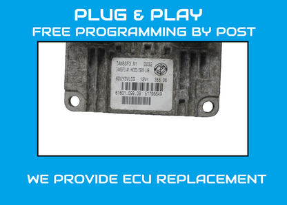 51798649 ECU FIAT IAW5SF3.M1 /HW300 PLUG AND PLAY PROGRAMMING BY POST.