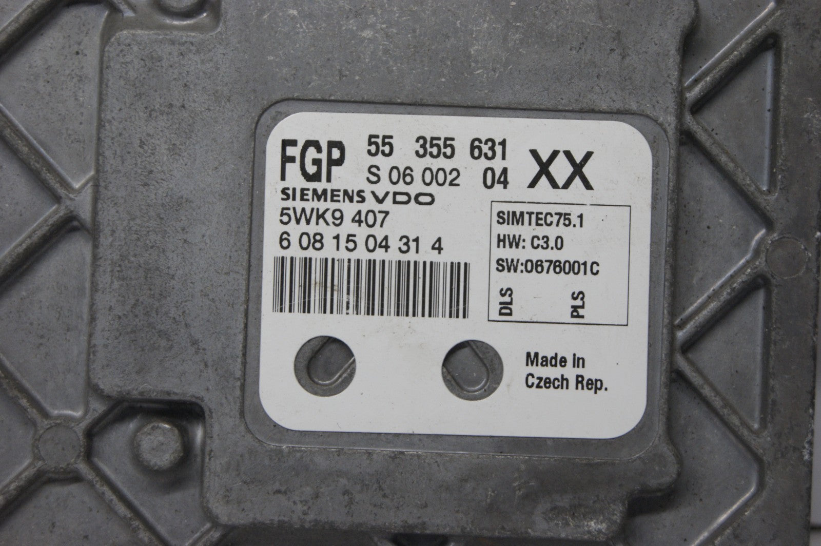 55355631 Vauxhall Signum Vectra 1.8 PLUG AND PLAY PROGRAMMING BY POST
