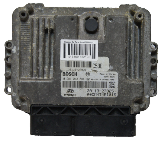 ECU 0281013584 Hyundai Santa Fe 39113-27825  PLUG AND PLAY (CLONING).