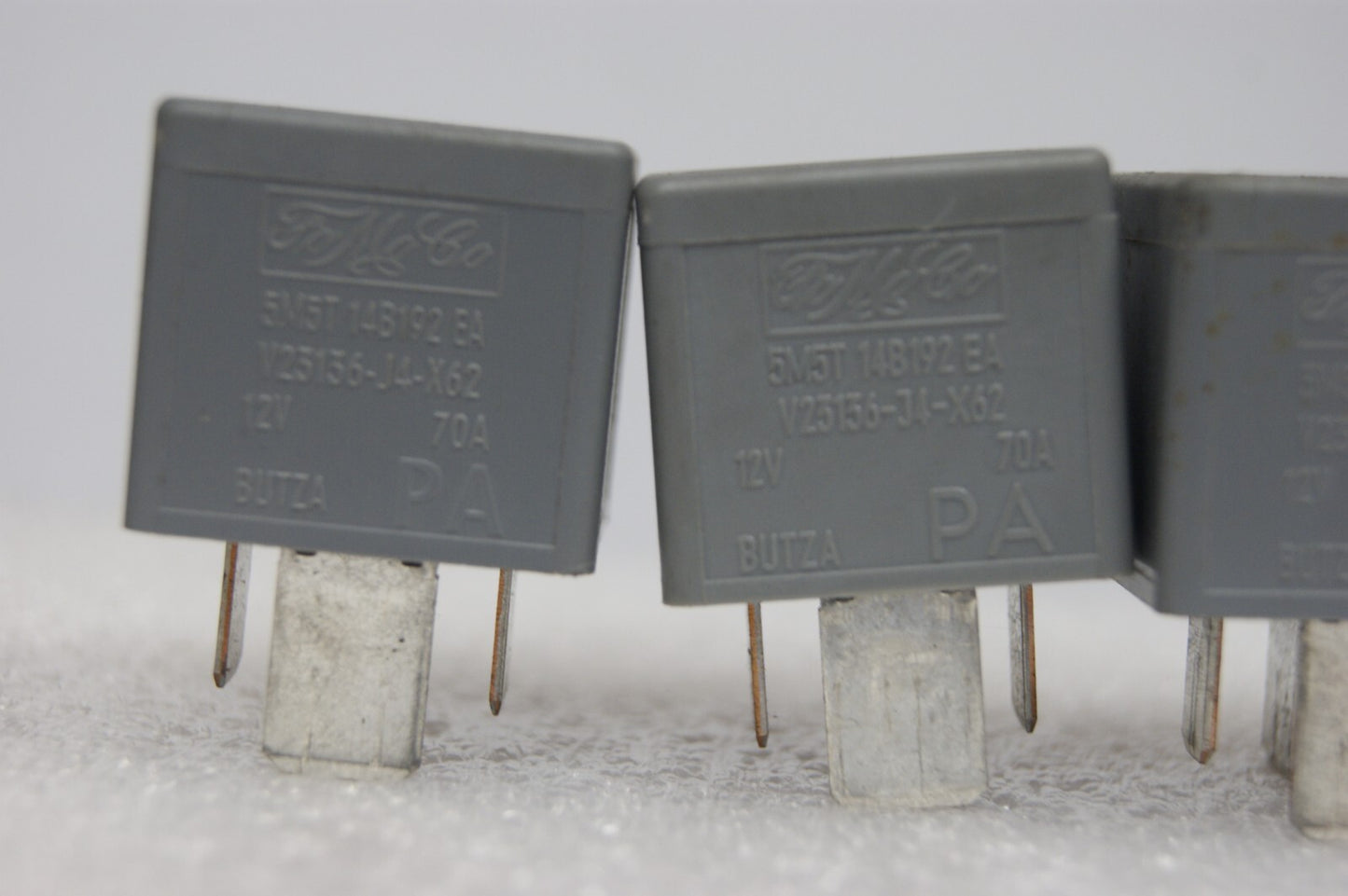 4X Relay  Land Rover Jaguar  4-Pin Grey  FoMoCo 5M5T-14B192-EA V23136-J4-X62