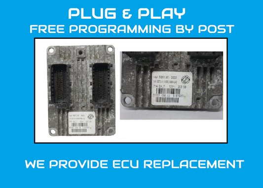 51819351 ECU FIAT IAW5SF3.M1 /HW300 PLUG AND PLAY PROGRAMMING BY POST.