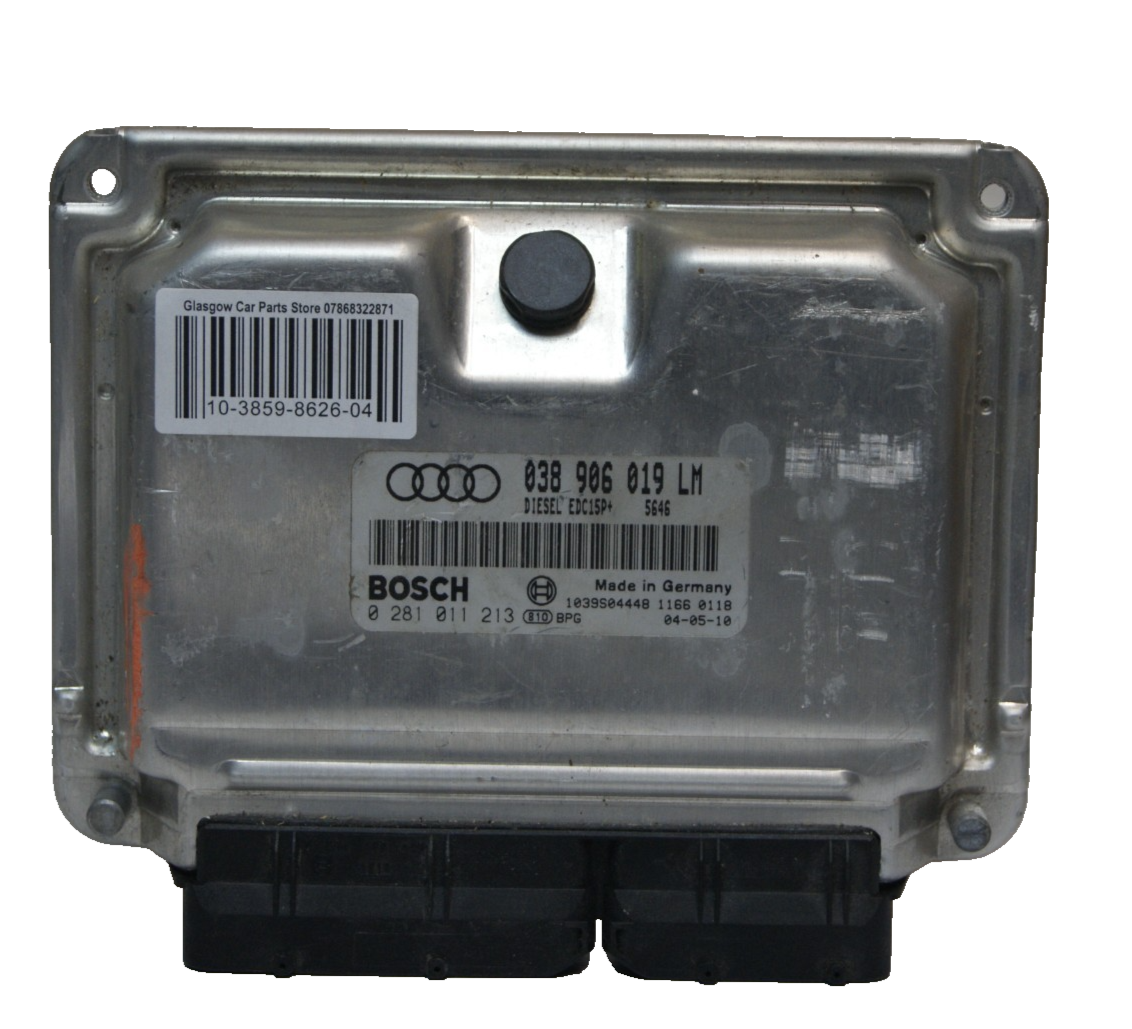AUDI VW ENGINE ECU 038906019LM   0281011213  PLUG AND PLAY IMMO OFF