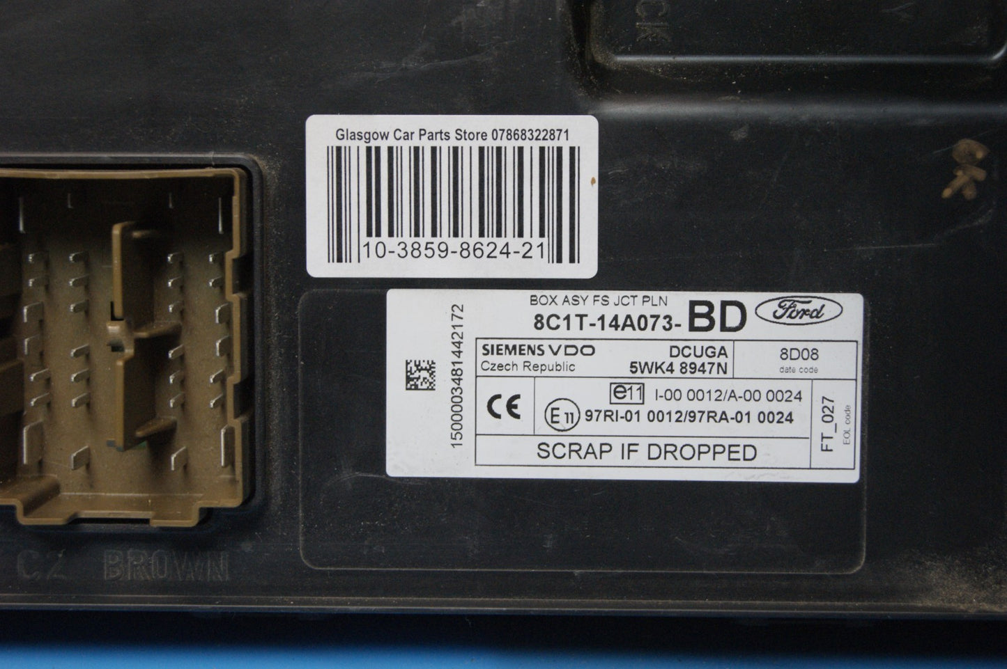 BCM FORD TRANSIT 8C1T-14A073BD  PLUG AND PLAY PROGRAMMING BY POST.