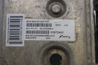 ECU ALFA ROMEO MITO  51872442 VIRGIN PLUG AND PLAY