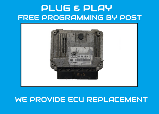 AUDI A6 ECU 03L906018LA  0281017645 PLUG AND PLAY PROGRAMMING BY POST