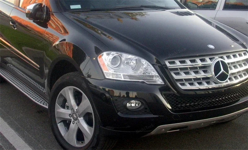 Headlight Housing Protection Glass Cover Headlamps Transparent Shell Lens For Mercedes-Benz ML Class W164 Pre-facelift 2005-2008