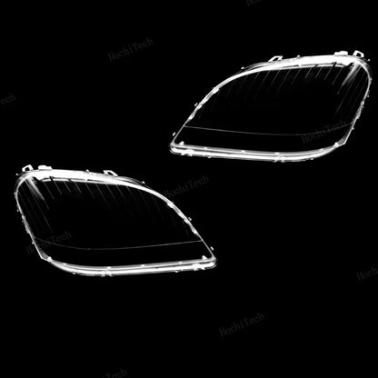 Headlight Housing Protection Glass Cover Headlamps Transparent Shell Lens For Mercedes-Benz ML Class W164 Pre-facelift 2005-2008